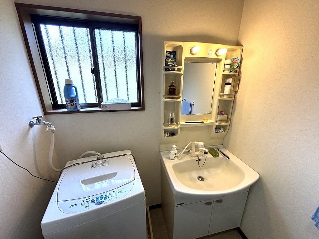 沼野井　余笹川・黒川の河川敷に近く　希少な立地【平屋建て】【家庭菜園】