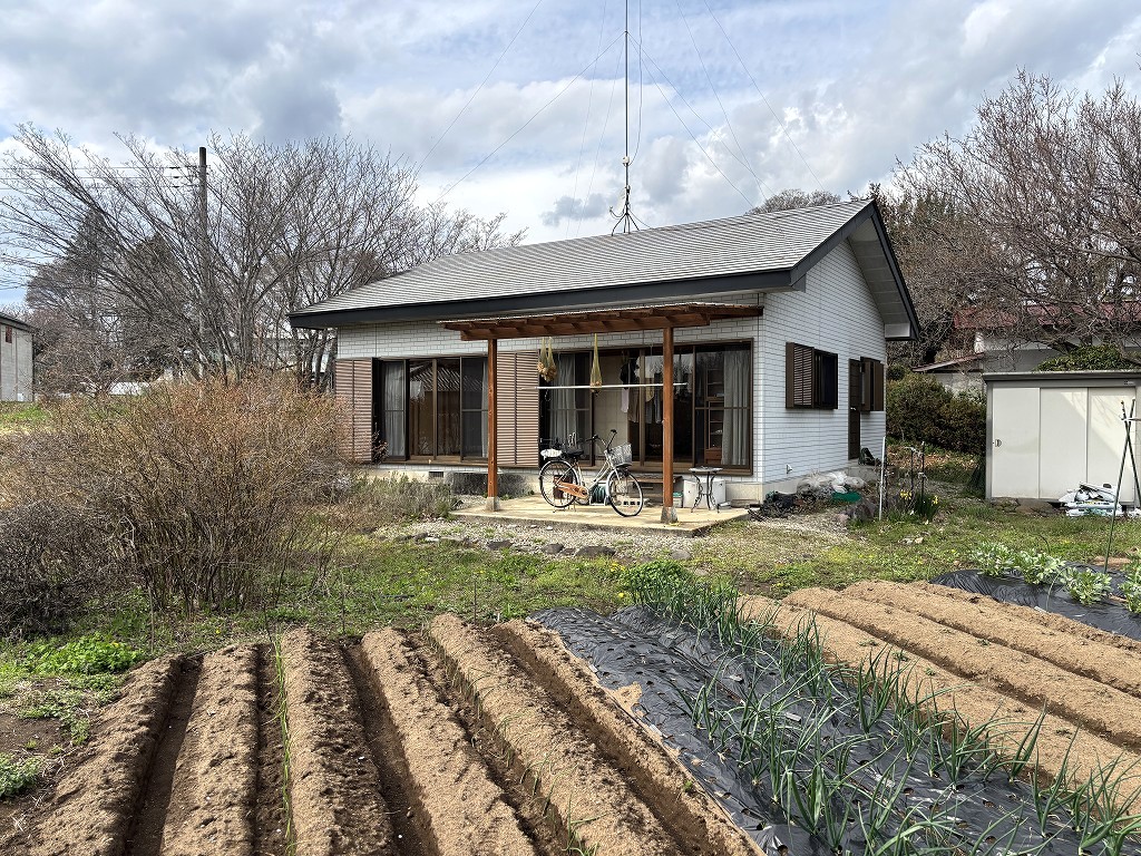 沼野井　余笹川・黒川の河川敷に近く　希少な立地【平屋建て】【家庭菜園】